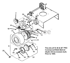 Snapper 7060937 - Snapper Kit Dual Belt Traction