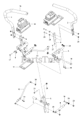 Husqvarna Z 242 F (967324403-00) - Husqvarna 42" Zero-Turn Mower (2015-06) STEERING
