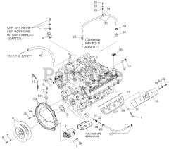 Generac QT04554KNANA - Generac 45kW Home Standby Generator (SN: 4949168 - 4965270) (2008) Engine Common Parts R/h Side M L Cpl (0F3850)