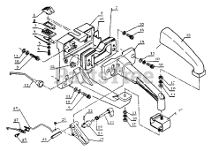 Echo CS-701 SVL - Echo Chainsaw Rear Handle
