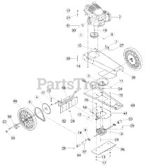 Bear Cat WT 160 S - Bear Cat Walk-Behind Trimmer, 160cc Honda (SN: A05370 - A10061)