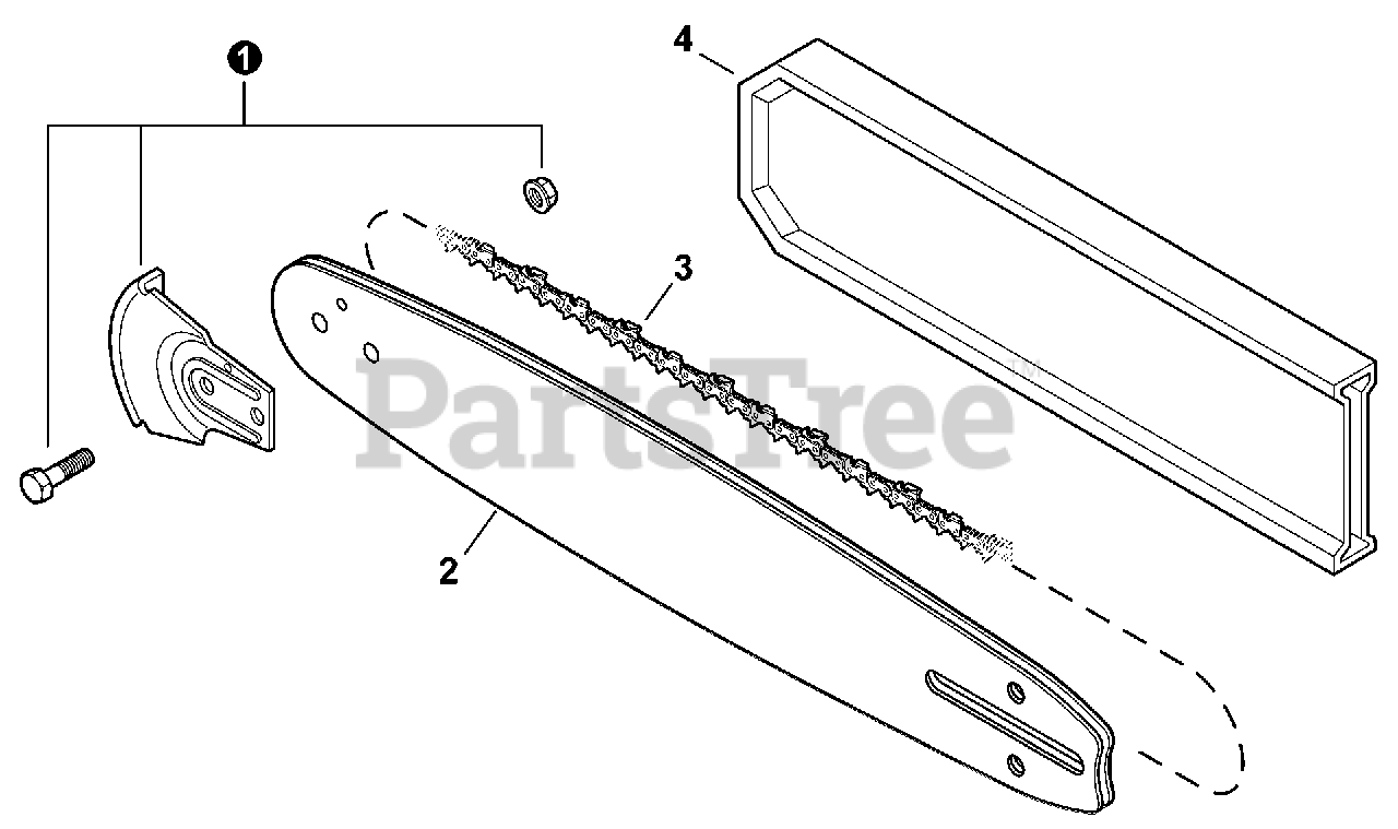 Echo CS2511T Echo Chainsaw (SN C71915001001 C71915999999) Chain