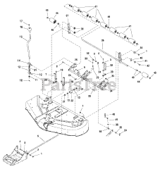Simplicity 1695400 - Simplicity 44" Mower Deck