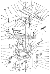 Exmark EXS-18KO - Exmark Explorer Zero-Turn Mower, 18hp Kohler (SN: 080000 - 089999) (1993) 44" Mower Deck &amp; Support