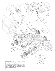 Yard Machines 12AE466S000 - Yard Machines Walk-Behind Mower (2003)