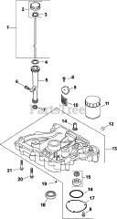 Kohler CV15-41582 - Kohler Command PRO Engine, Basic Version, 15hp, 11.2kW Oil Pan/Lubrication 3-27-21