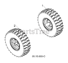 Poulan Pro PR 271 (961920073-01) - Poulan Pro Snow Thrower (2014-05) WHEELS TIRES