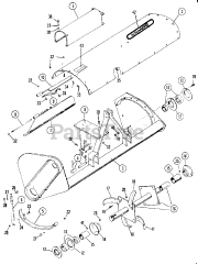 Snapper 7060375 - Snapper 48" Rear PTO Tiller Attachment for MF Series