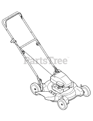 Craftsman 247.385100 (11A-088A099) - Craftsman Walk-Behind Mower (2010) (Sears)