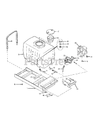 MTD SY 50 P (56A-733P195) - MTD Pro Spreader/Sprayer