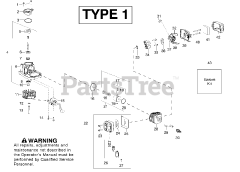 Weed Eater FB 25 - Weed Eater Blower Engine Type 1