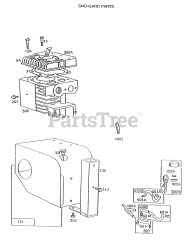 Briggs & Stratton 195437-4017-02 - Briggs & Stratton Horizontal Engine Sno-Gard, Fuel Primer Assy