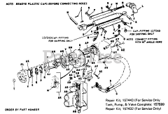 Allis-Chalmers B-110 (2029928) - Allis-Chalmers Garden Tractor, 10hp POWER LIFT GROUP - Diagram 1