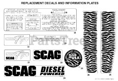 Scag SMT-72V - Scag Turf Tiger 72" Mower Deck (SN: G6600001 - G6699999)