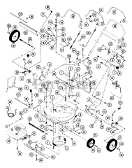 Ariens 911007 (LM 21 SE) - Ariens 21" Self-Propelled Walk-Behind Mower, 4hp Tecumseh (SN: 000101 - 002500)