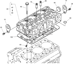 Toro 22333 (TX 525) - Toro Dingo Compact Utility Loader (SN: 270000401 - 270999999) (2007) Cylinder Head Assembly