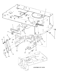 Snapper 281123BV (7800102) - Snapper 28" Rear-Engine Riding Mower, 11hp YOKE LIFT COMPONENTS