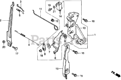 Honda GC135 QHA2 (GCAJ) - Honda Engine, Made in Japan (SN: GCAJ-1000001 - GCAJ-9999999) CONTROL (1)
