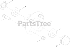 Toro 60216 (MMX-658H-S) - Toro Mortar Mixer (SN: 315000001 - 315999999) (2015) Hub Assembly No. 125-8171