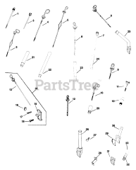 Kohler K321-60186 - Kohler K-Series Engine, Made for Jacobsen, 14hp, 10.4kW Dipstick (TP-691-B) Rev 10/17/2006
