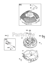 Briggs & Stratton 123P02-0085-H5 - Briggs & Stratton Vertical Engine