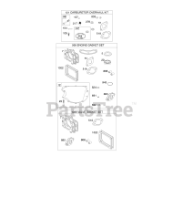 Briggs & Stratton 40N877-0022-G1 - Briggs & Stratton Vertical Engine Engine Gasket Set, Valve Gasket Set