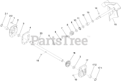 Toro 38818 (722 E) - Toro 22" Power Throw Snow Thrower (SN: 313000001 - 313999999) (2013)