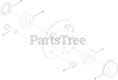 Toro 68018 C (MM-850E-S) - Toro Mortar Mixer (SN: 313000001 - 313999999) (2013) Hub Assembly No. 125-8171
