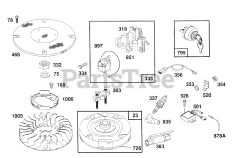 Briggs & Stratton 404777-1201-01 - Briggs & Stratton Vertical Engine Flywheel, Misc Electrical