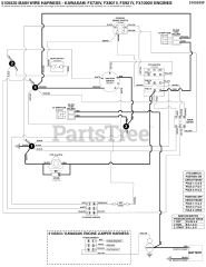Ferris ISX 3300 (5902066) - Ferris ISX3300 Series 60" Zero-Turn Mower, 31hp Kawasaki Electrical Schematic - PTO Clutch Circuit - Kawi FX730V, FX801V, FX921V, FX1000V