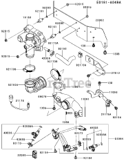 Kawasaki FX730V-BS40 - Kawasaki Engine THROTTLE-EQUIPMENT