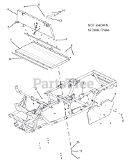 Ariens 996148 - Ariens Contractor 4WD Utility Vehicle, Subaru EH65 (SN: 020000 & Above) Floor Panel and Shields