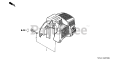 Honda UMK431 K1 UNBA (HZAD) - Honda Brush Cutter, Made in Japan (SN: HZAD-2000001 - HZAD-2049999) COVER