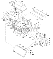 Exmark LZUVQD7 - Exmark Ultra Vac QDS Bagger for Lazer Z Mower (SN: 402082300 - 404314158) (2018)