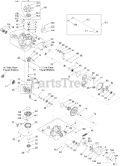 Toro 14AK81RK544 (GT 2300) - Toro Garden Tractor (SN: 1A186H30000 & Above) (2006) Transmission Assembly No. 112-0914