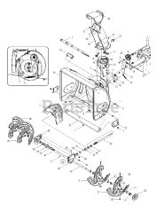 MTD 31AE6LFH718 - MTD Pro Snow Thrower (2005) Chute Assembly