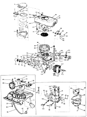 Lawn-Boy 3001 - Lawn-Boy Walk-Behind Mower (SN: 700000001 - 799999999) (1967) Model C-18 Engine Parts List