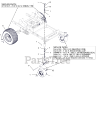 Gravely 992273 (Pro-Turn 452) - Gravely Pro-Turn 52" Zero-Turn Mower, Kawasaki FX (SN: 080000 - 081999)