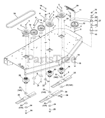 Ariens 992142 (2348 XL) - Ariens Zoom 48" Zero-Turn Mower, 23hp Kohler (SN: 000101 & Above)