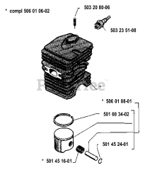 Husqvarna 40 - Husqvarna Chainsaw (1985-05) Piston/Cylinder