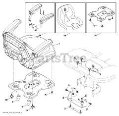 Husqvarna TS 248 TXD (960410452-00) - Husqvarna 48" Garden Tractor (2020-03)