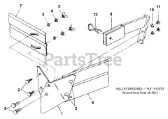 Troy-Bilt 12185 - Troy-Bilt Econo-Horse Rear-Tine Tiller (SN: 121851100101 - 121851199999) Hiller/Furrower Complete Attachment - PN 12579