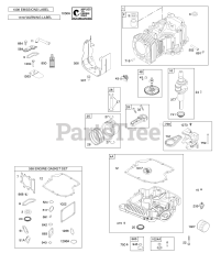 Briggs & Stratton 31L777-0171-E1 - Briggs & Stratton Vertical Engine Camshaft, Crankshaft, Cylinder, Engine Sump, Gasket Set - Engine, Lubrication, Piston, Rings, Connecting Rod, Warning Label