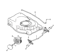 Wizard 12A-379B098 - Wizard Walk-Behind Mower (2001) (Western Auto) Front Axle Assembly &amp; Height Adjuster