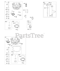Briggs & Stratton 44N877-0006-B1 - Briggs & Stratton Vertical Engine Engine Sump, Oil Pump, Dipstick/Tube Assembly
