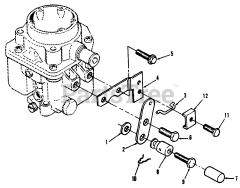 Toro 73420 (416-8) - Toro Garden Tractor (SN: 059000715 - 059999999) (1995) Choke Linkage