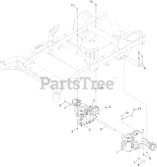 Toro 77285 (2000) - Toro 60" Z Master Zero-Turn Mower (SN: 418100000 - 999999999) Hydro Drive Assembly
