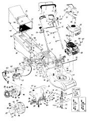 MTD 120-466R000 - MTD Walk-Behind Mower (1990) Parts