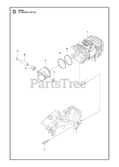 RedMax GZ 360 - RedMax Chainsaw (2017-10) CYLINDER PISTON
