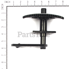 Snapper 1750313 Gear And Shaft Assembly, Black - image 2